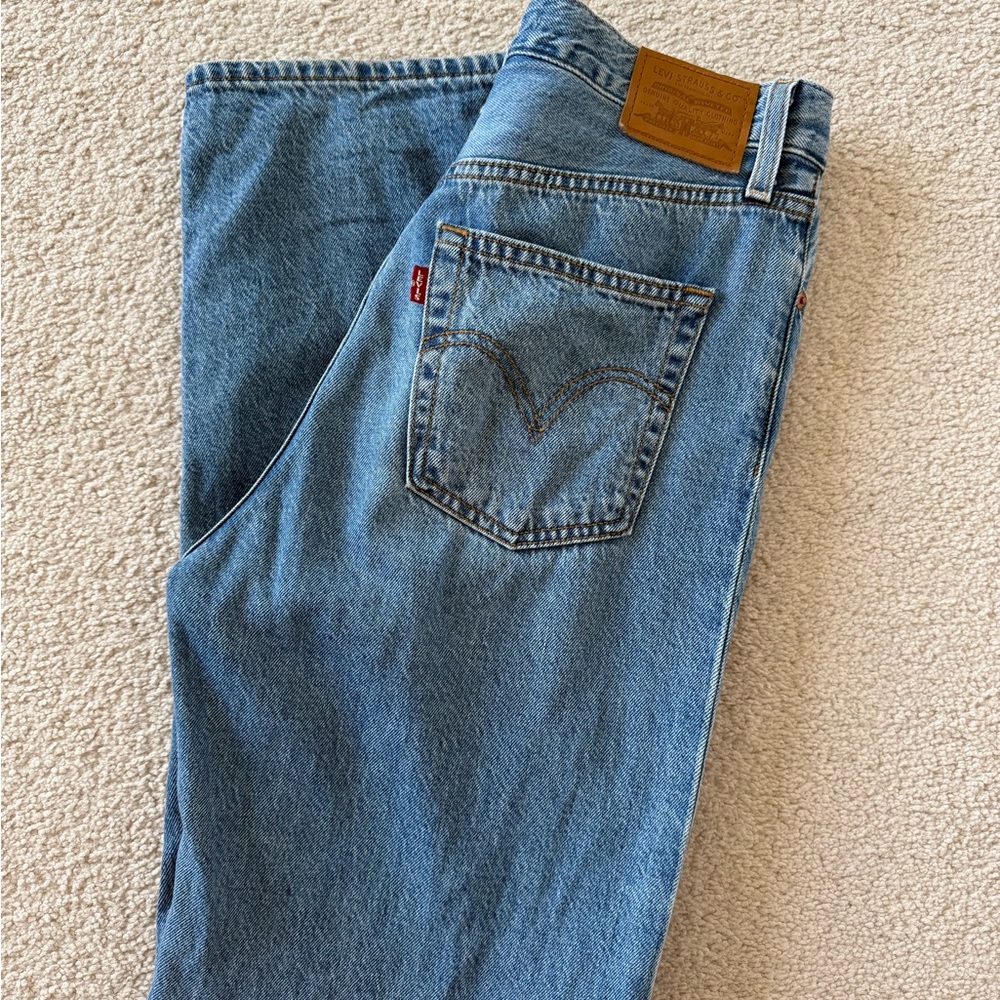 Levi's Blue Relaxed Fit Jeans with Signature Style